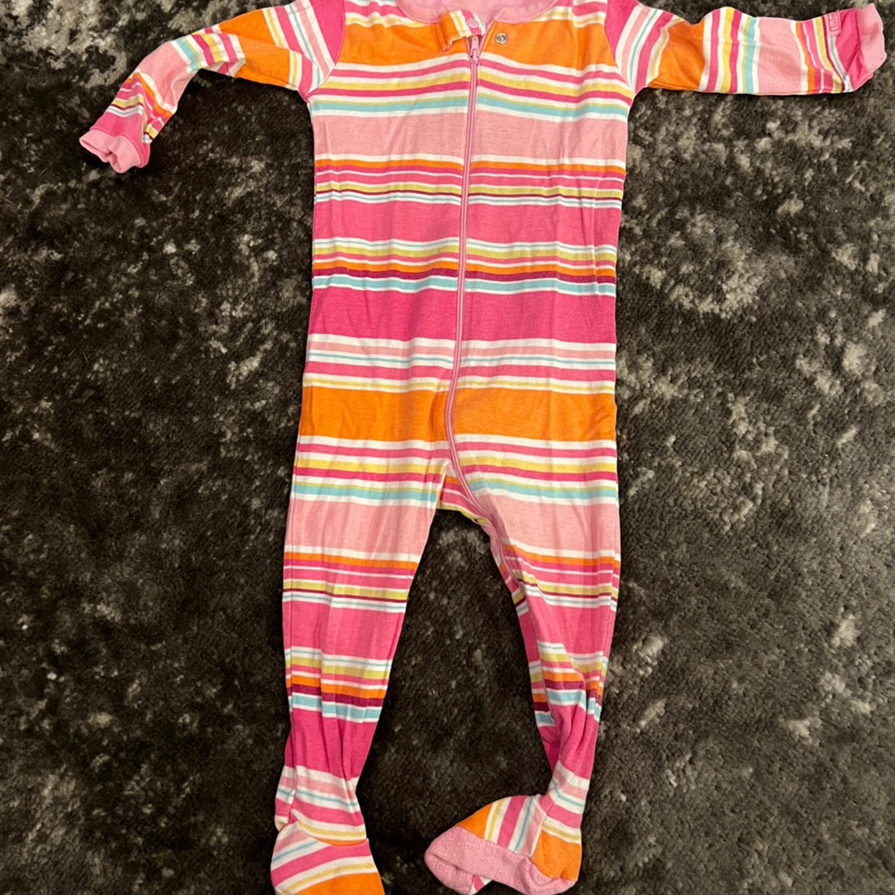 Colorful Striped Kids One Piece